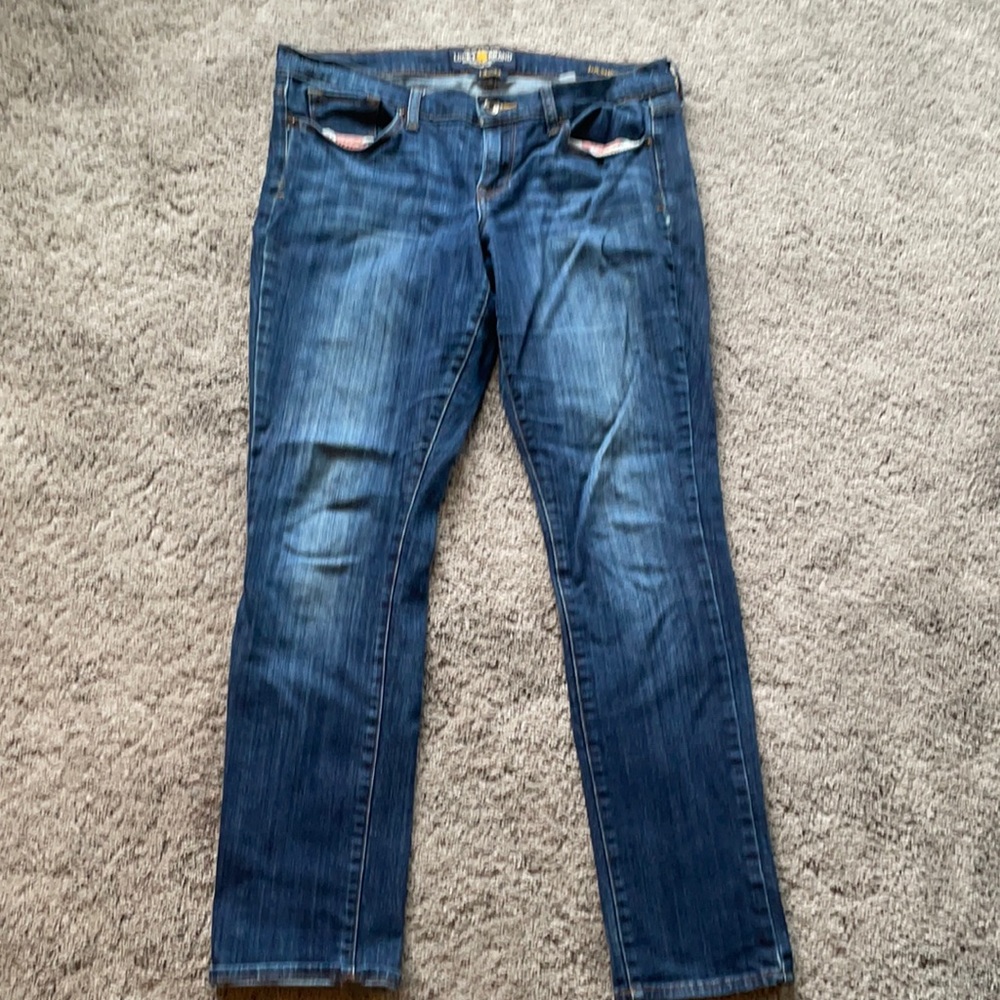 Lucky Brand jeans size 14/32 Zoe skinny